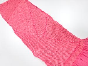 正絹　振袖用　絞り　帯揚げ